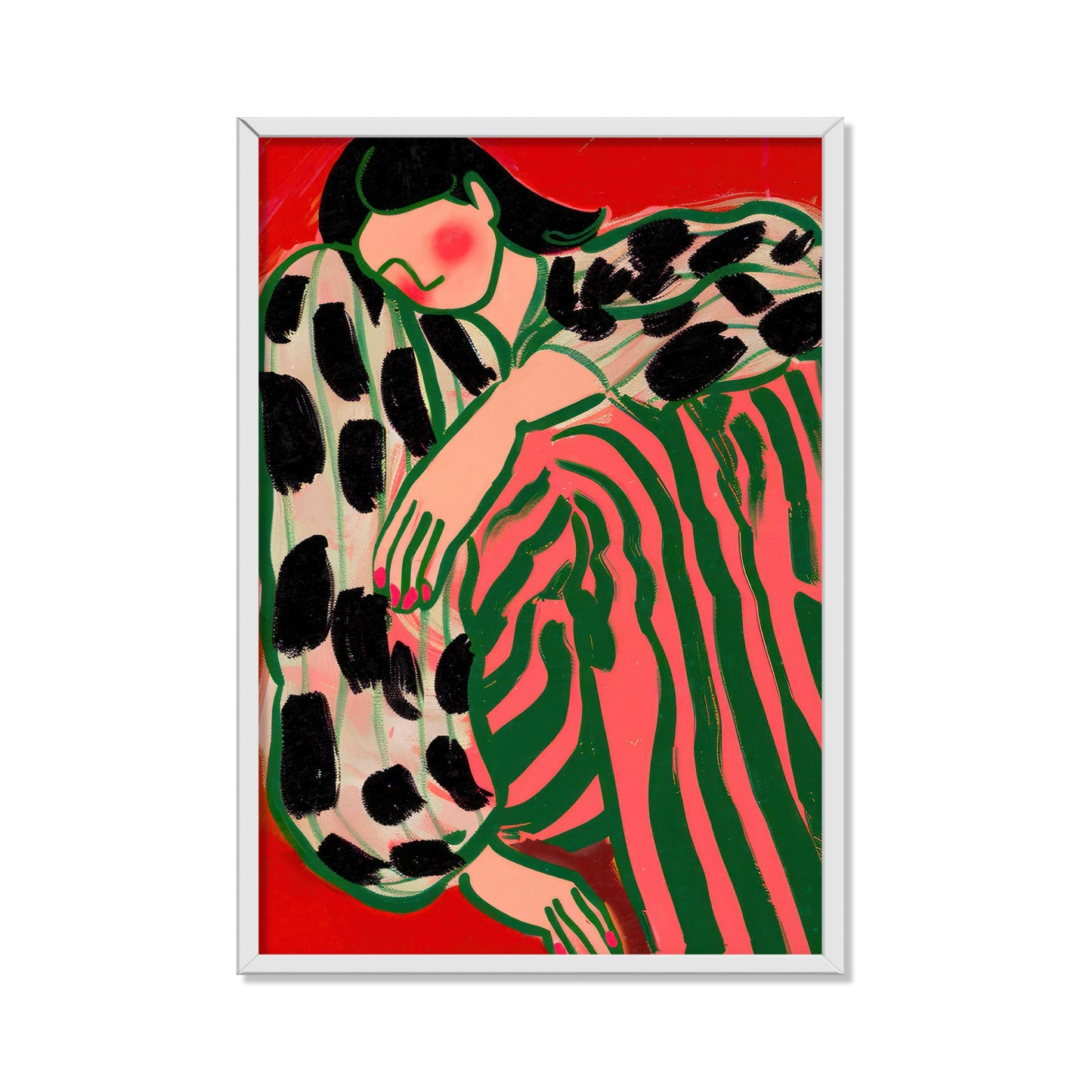 MUJER RECOSTADA