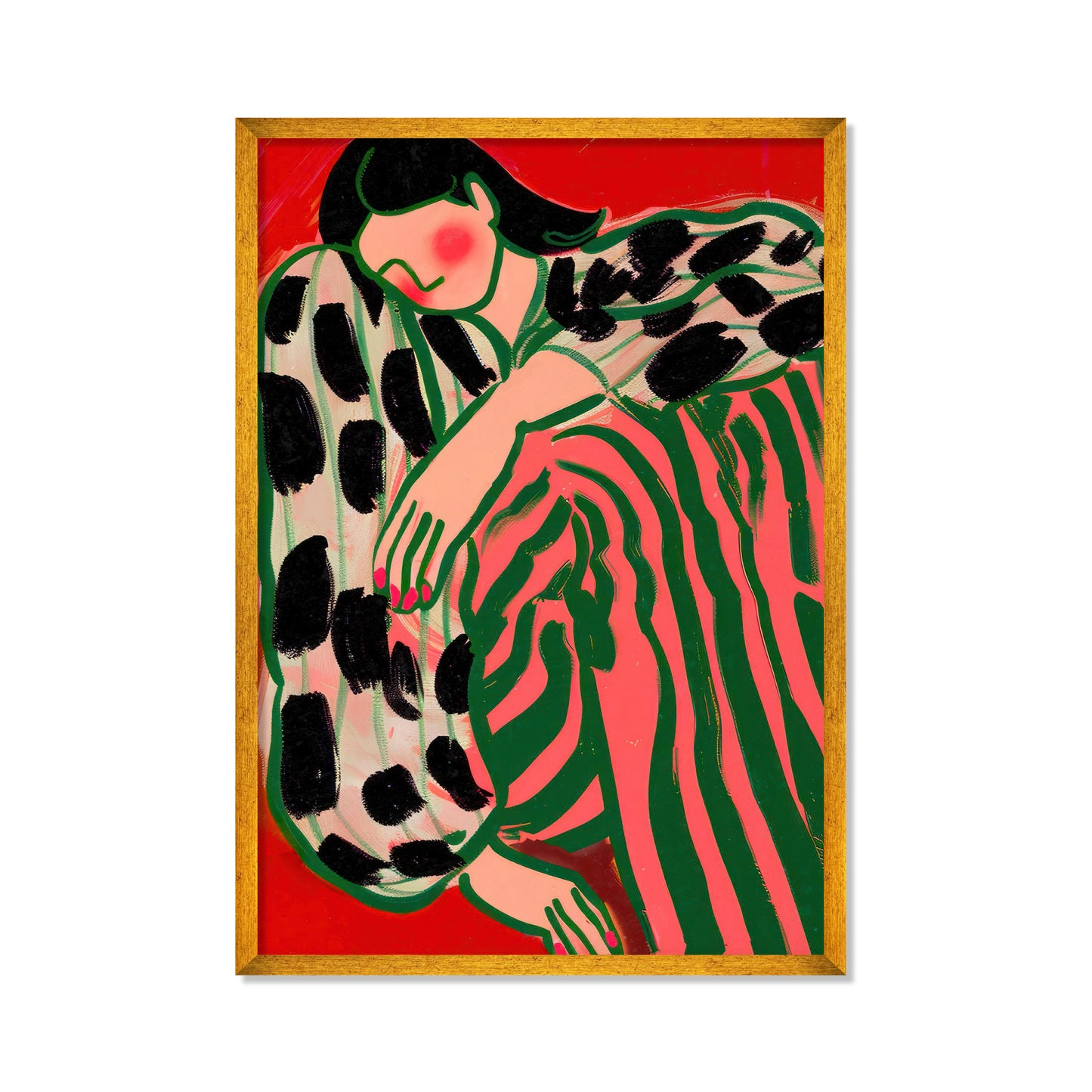 MUJER RECOSTADA