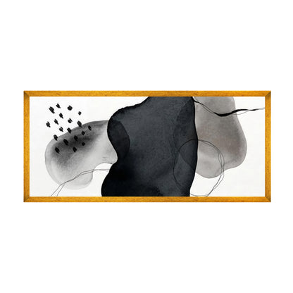ABSTRACCIÓN MINIMALISTA EN GRISES Y NEGROS