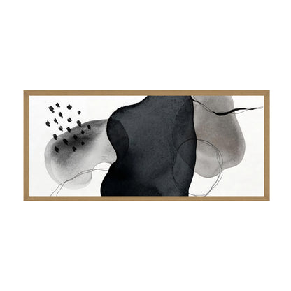 ABSTRACCIÓN MINIMALISTA EN GRISES Y NEGROS