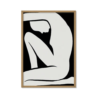 DESNUDO EN NEGRO