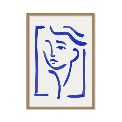 RETRATO EN AZUL
