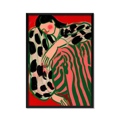 MUJER RECOSTADA