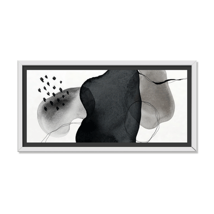 ABSTRACCIÓN MINIMALISTA EN GRISES Y NEGROS