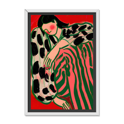 MUJER RECOSTADA