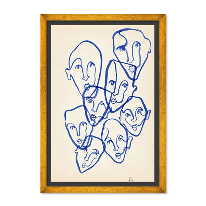 ROSTROS AZULES