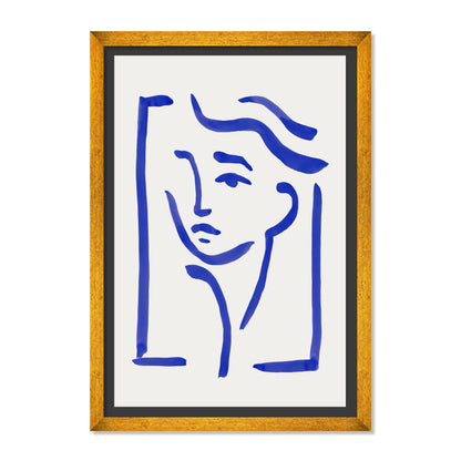 RETRATO EN AZUL