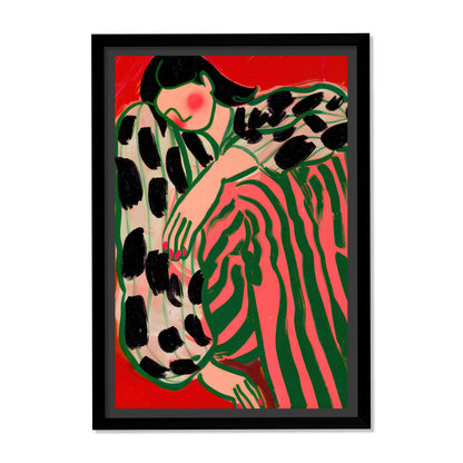MUJER RECOSTADA