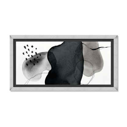 ABSTRACCIÓN MINIMALISTA EN GRISES Y NEGROS