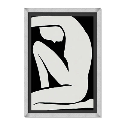 DESNUDO EN NEGRO