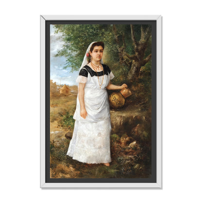 MUJER PARAGUAYA CON CANTARO