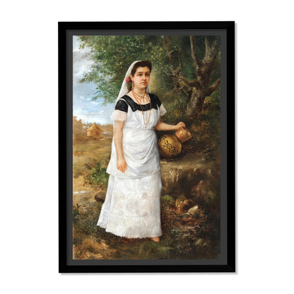 MUJER PARAGUAYA CON CANTARO