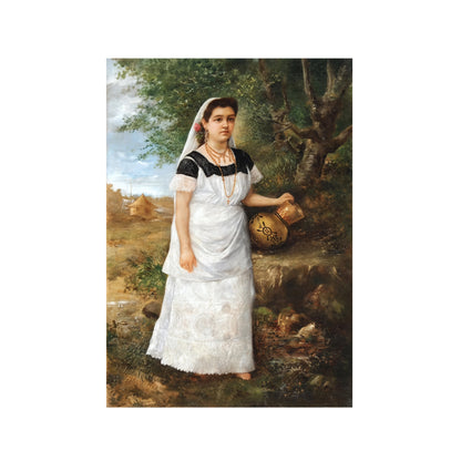 MUJER PARAGUAYA CON CANTARO