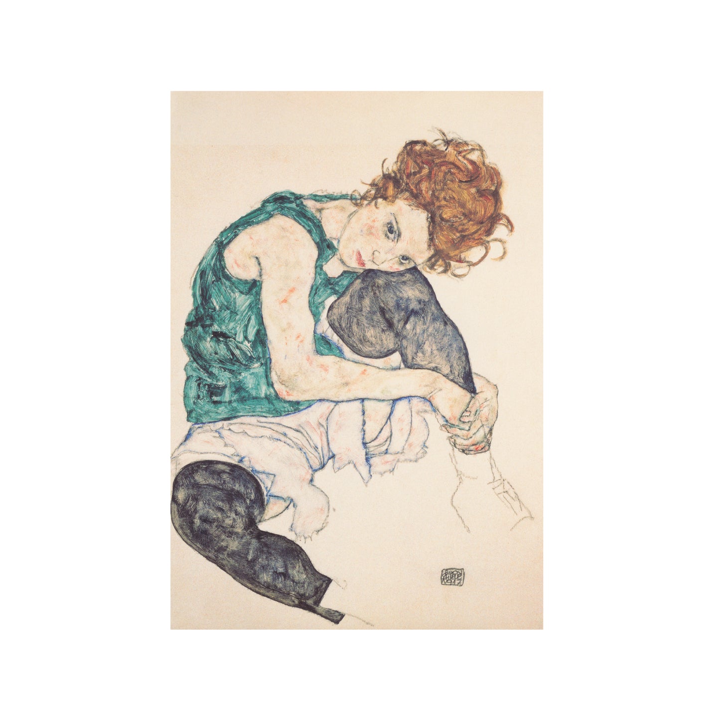 RETRATO DE MUJER SENTADA