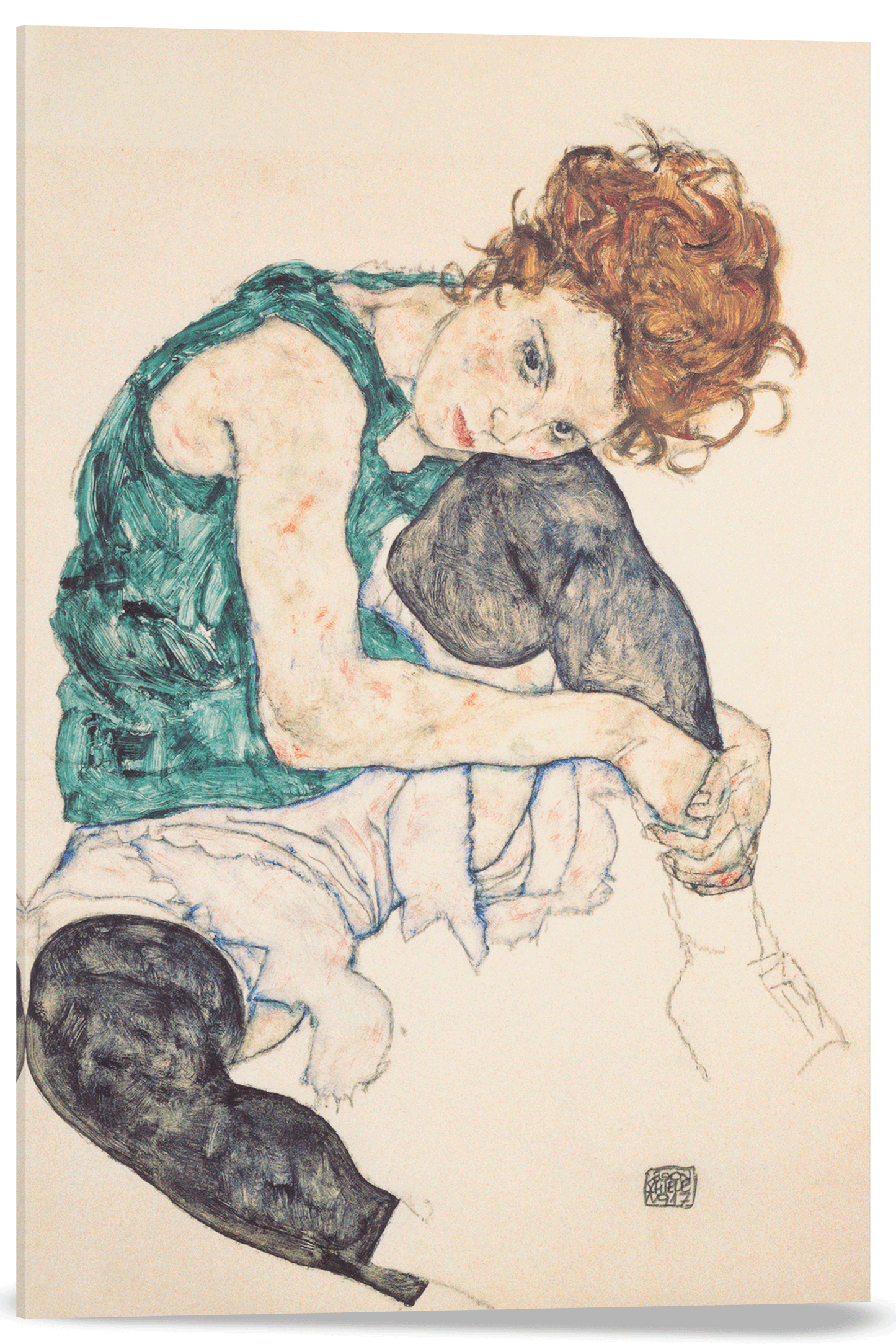 RETRATO DE MUJER SENTADA