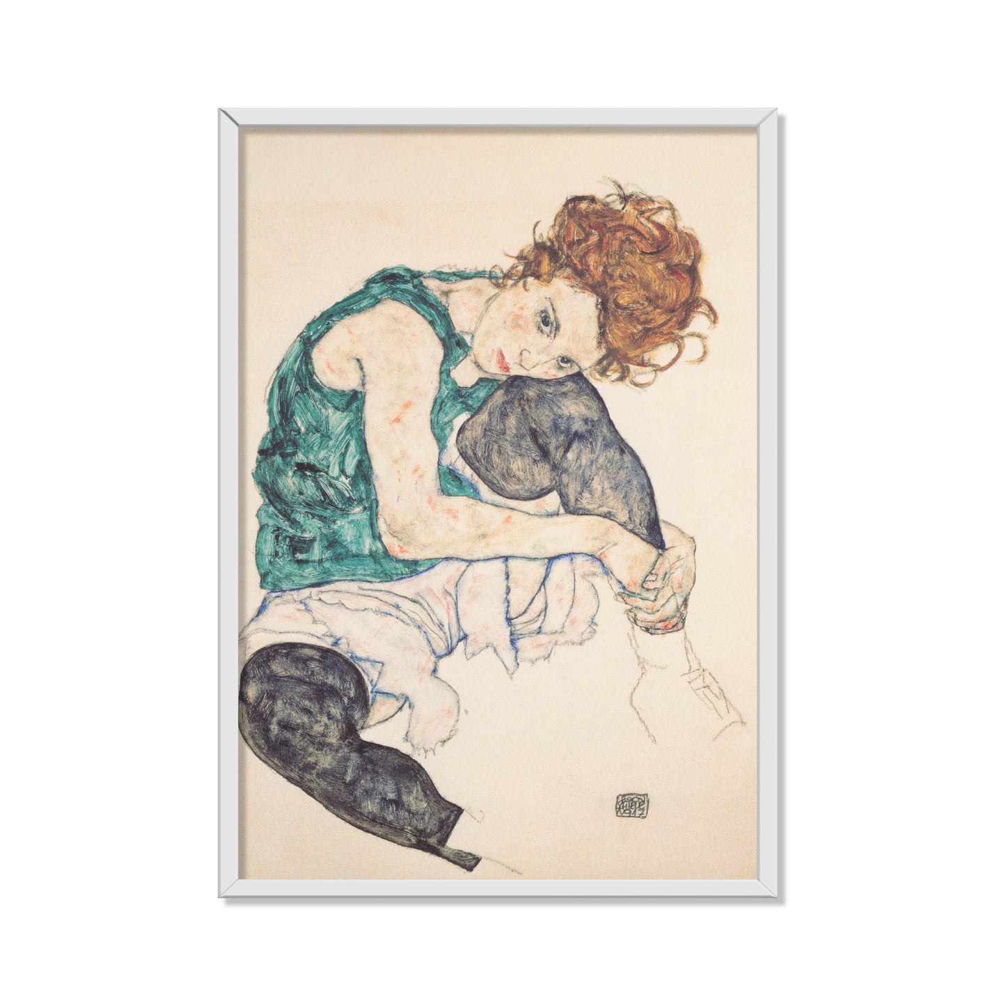 RETRATO DE MUJER SENTADA