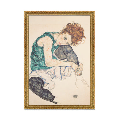 RETRATO DE MUJER SENTADA