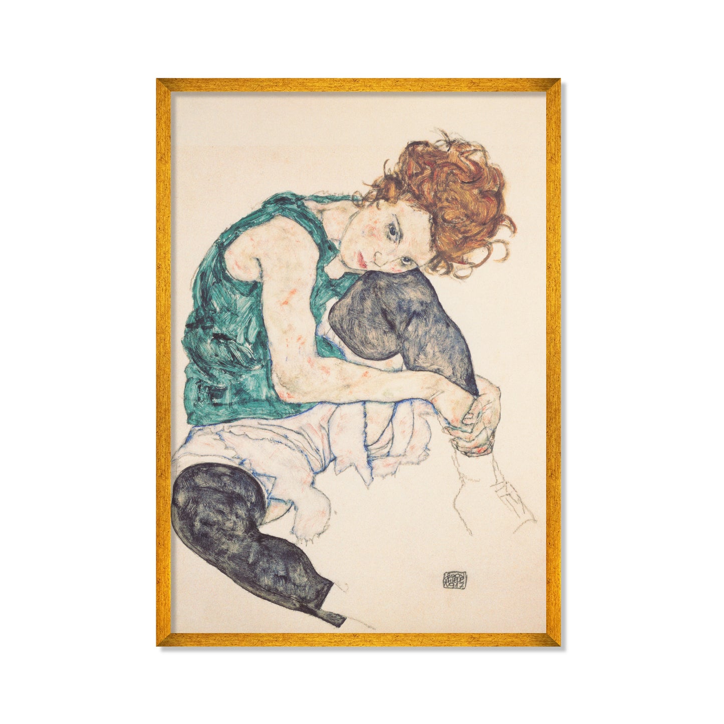 RETRATO DE MUJER SENTADA