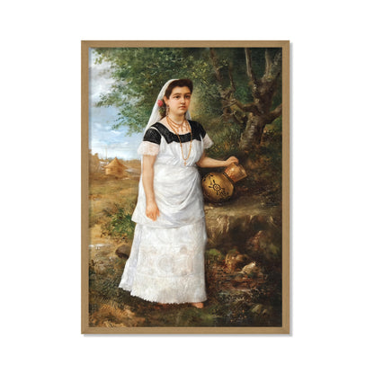 MUJER PARAGUAYA CON CANTARO