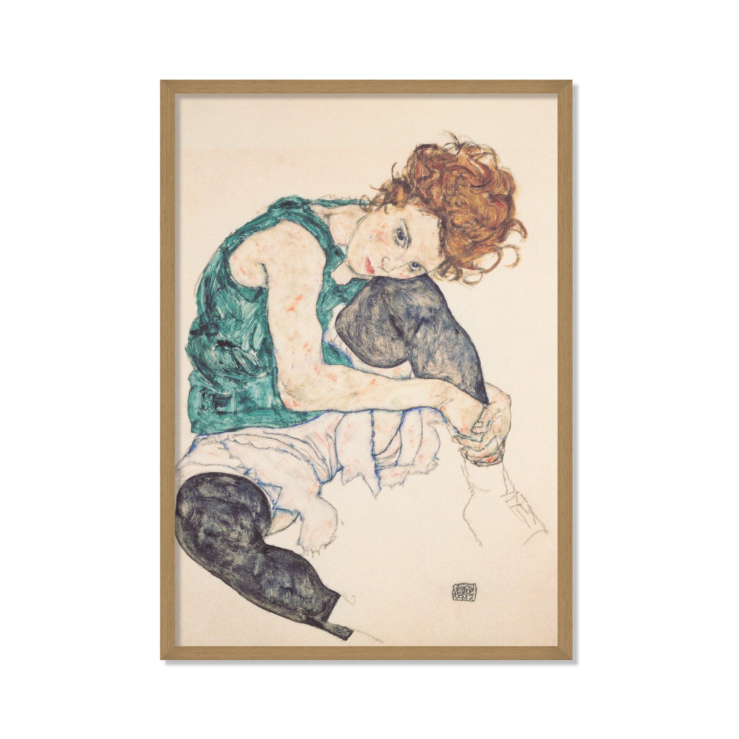 RETRATO DE MUJER SENTADA