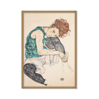 RETRATO DE MUJER SENTADA