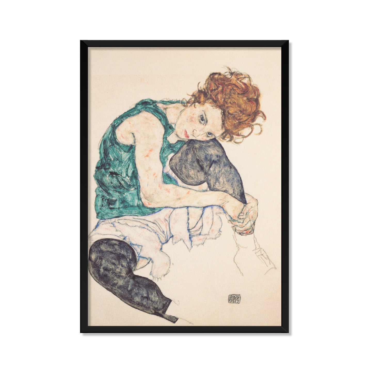 RETRATO DE MUJER SENTADA
