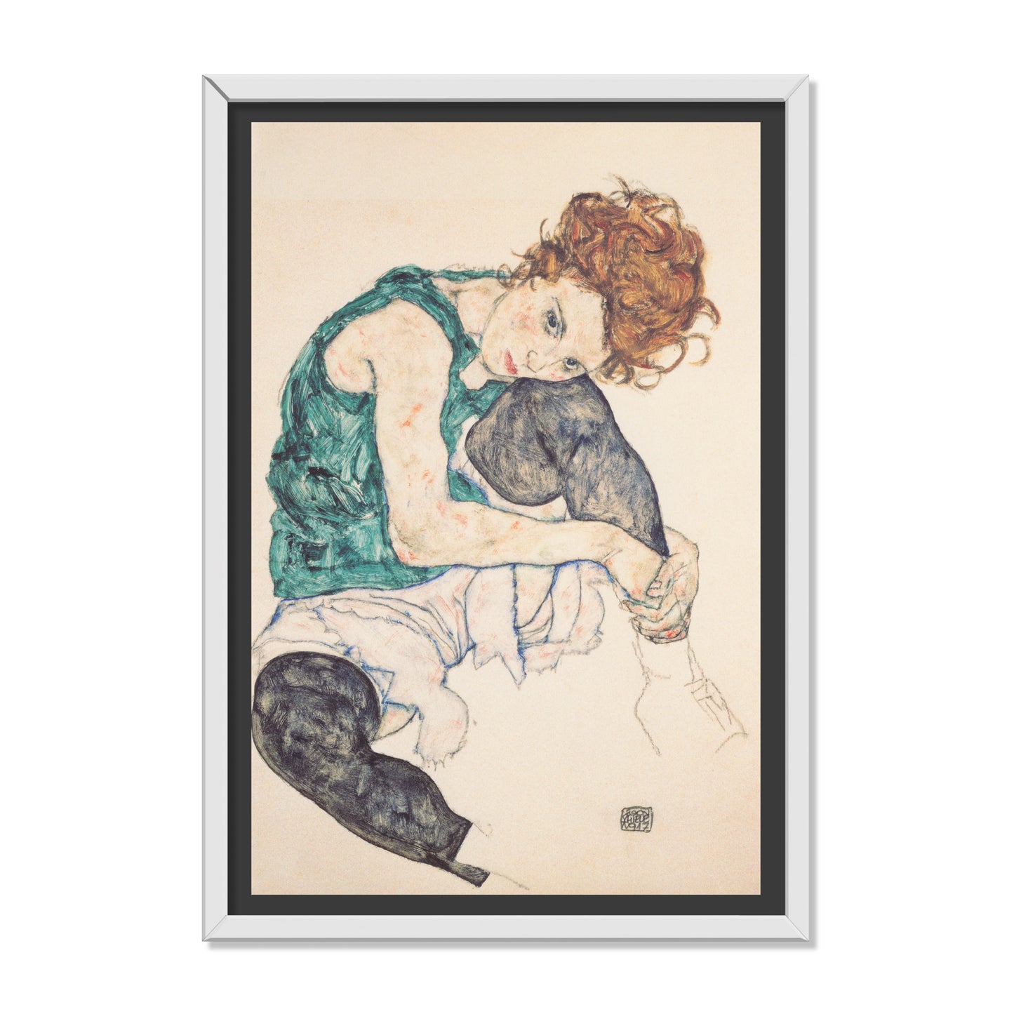 RETRATO DE MUJER SENTADA