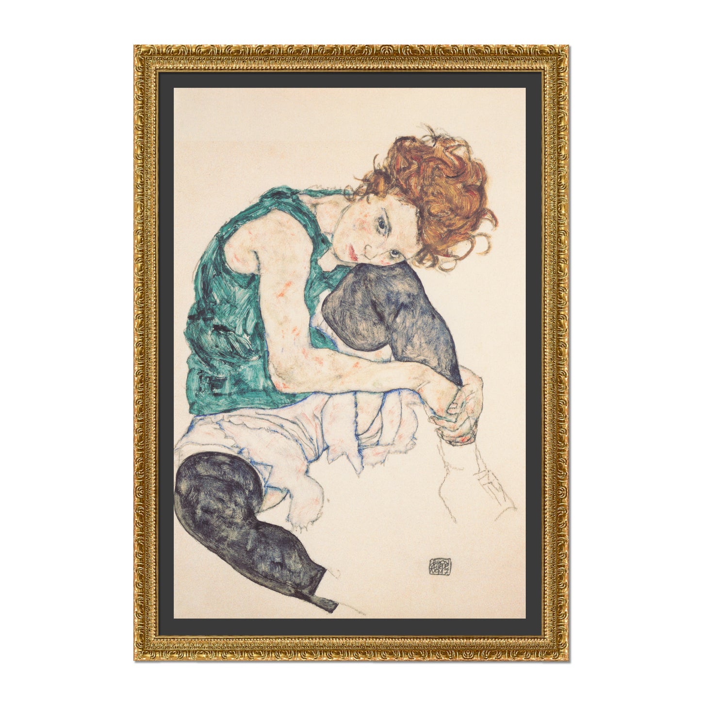 RETRATO DE MUJER SENTADA