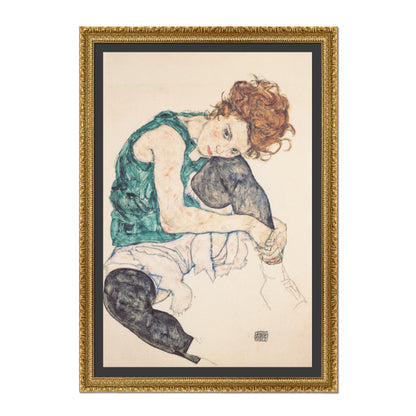 RETRATO DE MUJER SENTADA