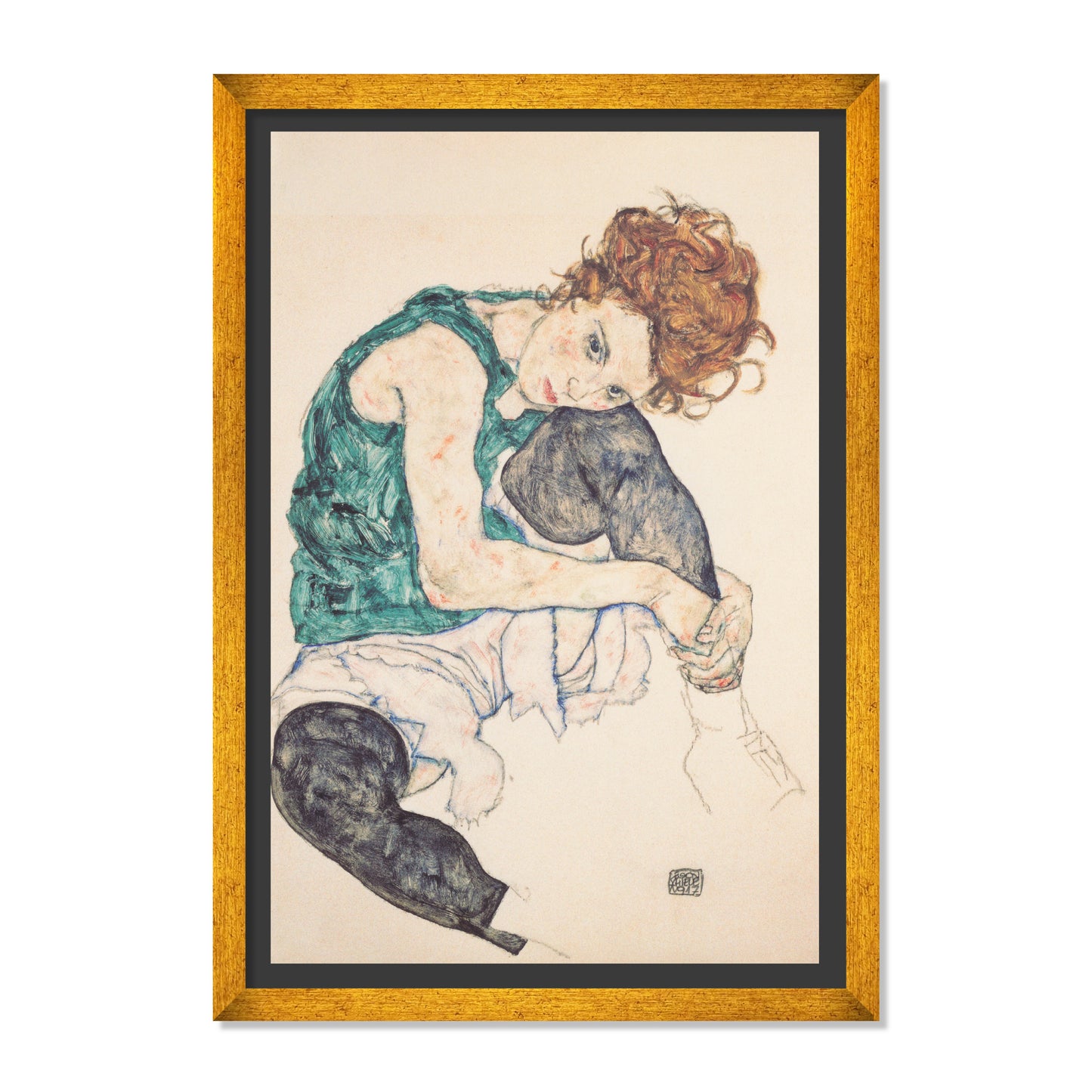 RETRATO DE MUJER SENTADA