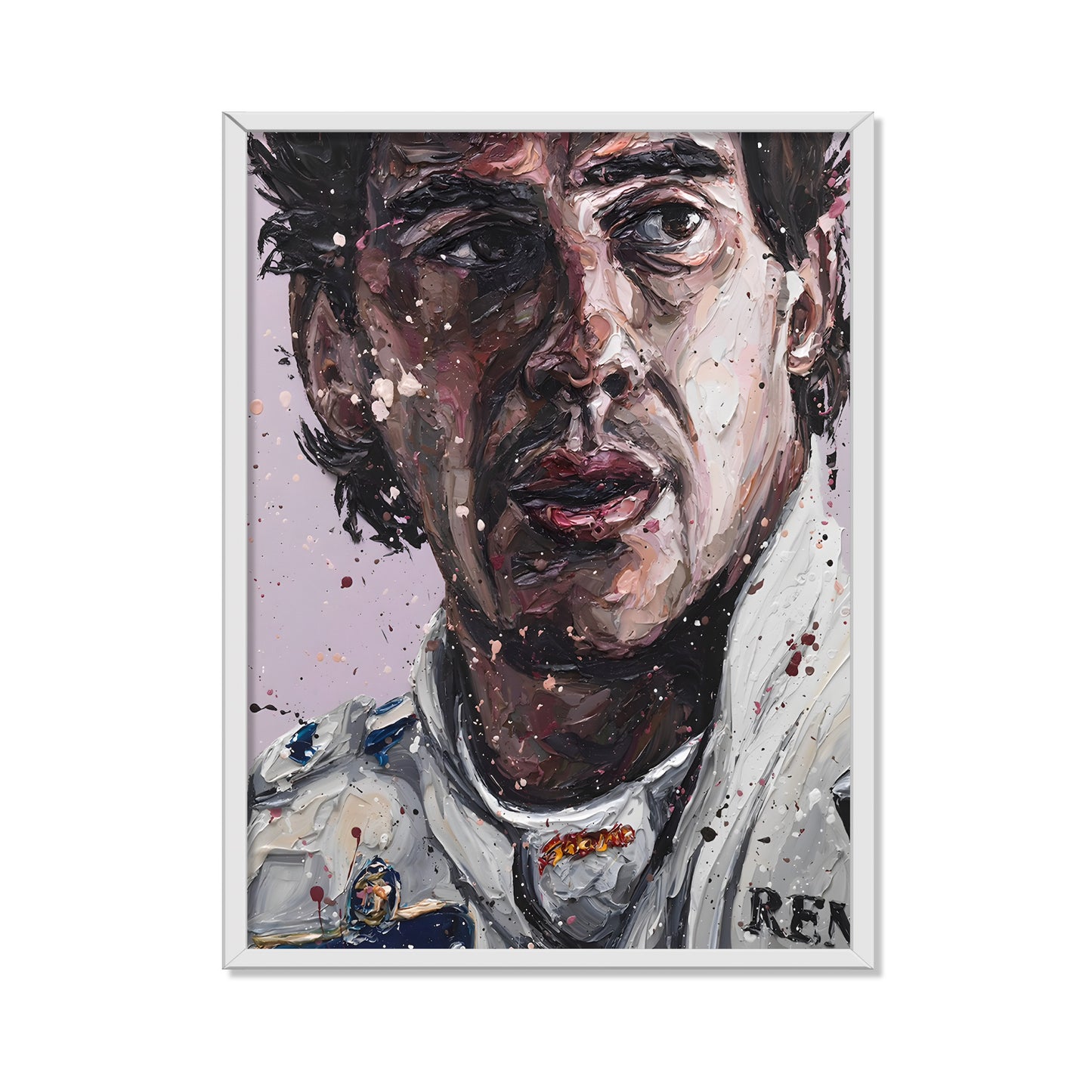 RETRATO DE AYRTON SENNA