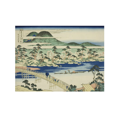 EL PUENTE TOGETSU EN ARASHIYAMA EN LA PROVINCIA DE YAMASHIRO
