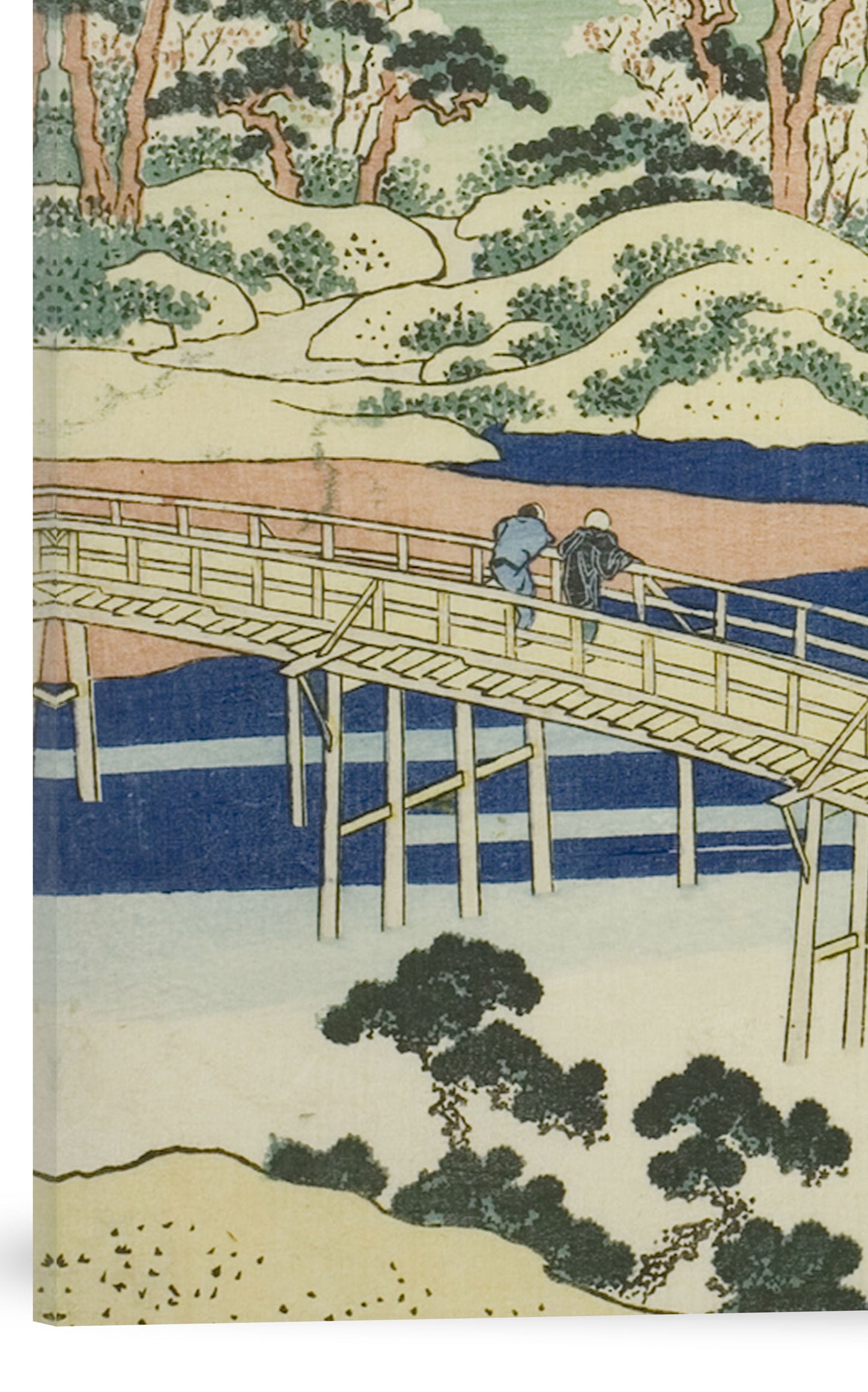 EL PUENTE TOGETSU EN ARASHIYAMA EN LA PROVINCIA DE YAMASHIRO