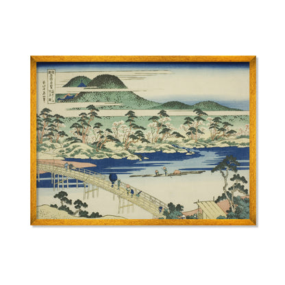 EL PUENTE TOGETSU EN ARASHIYAMA EN LA PROVINCIA DE YAMASHIRO