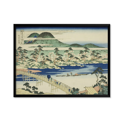 EL PUENTE TOGETSU EN ARASHIYAMA EN LA PROVINCIA DE YAMASHIRO