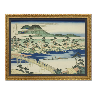 EL PUENTE TOGETSU EN ARASHIYAMA EN LA PROVINCIA DE YAMASHIRO