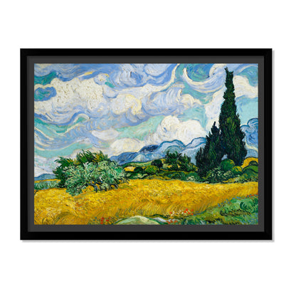 CAMPO DE TRIGO CON CIPRESES