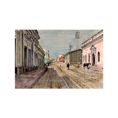 VISTA DE LA CALLE PALMA 1868