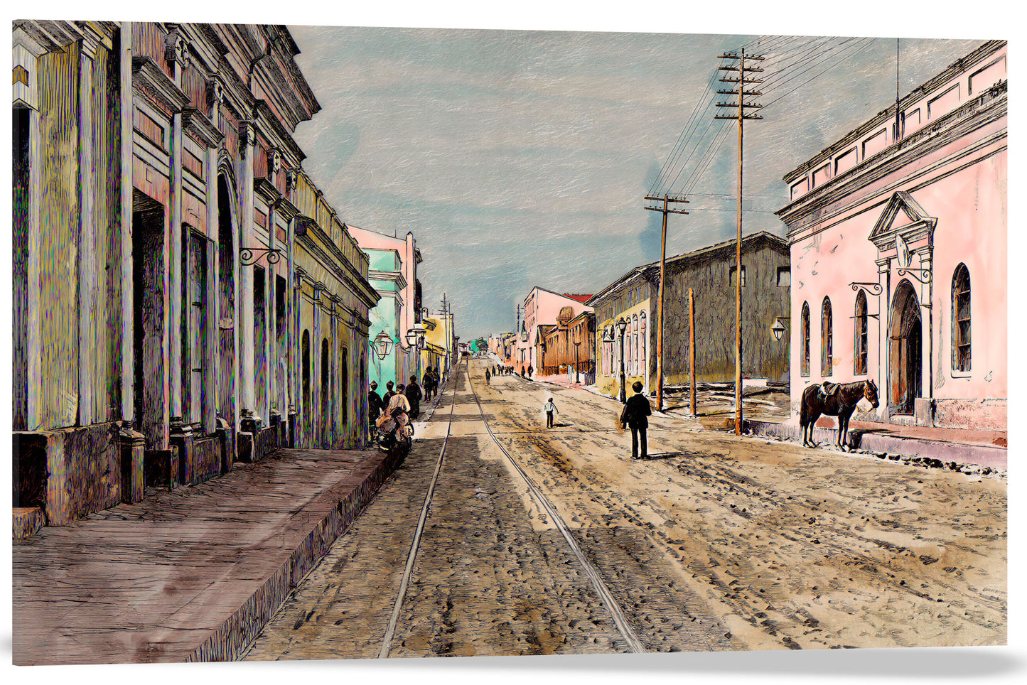 VISTA DE LA CALLE PALMA 1868
