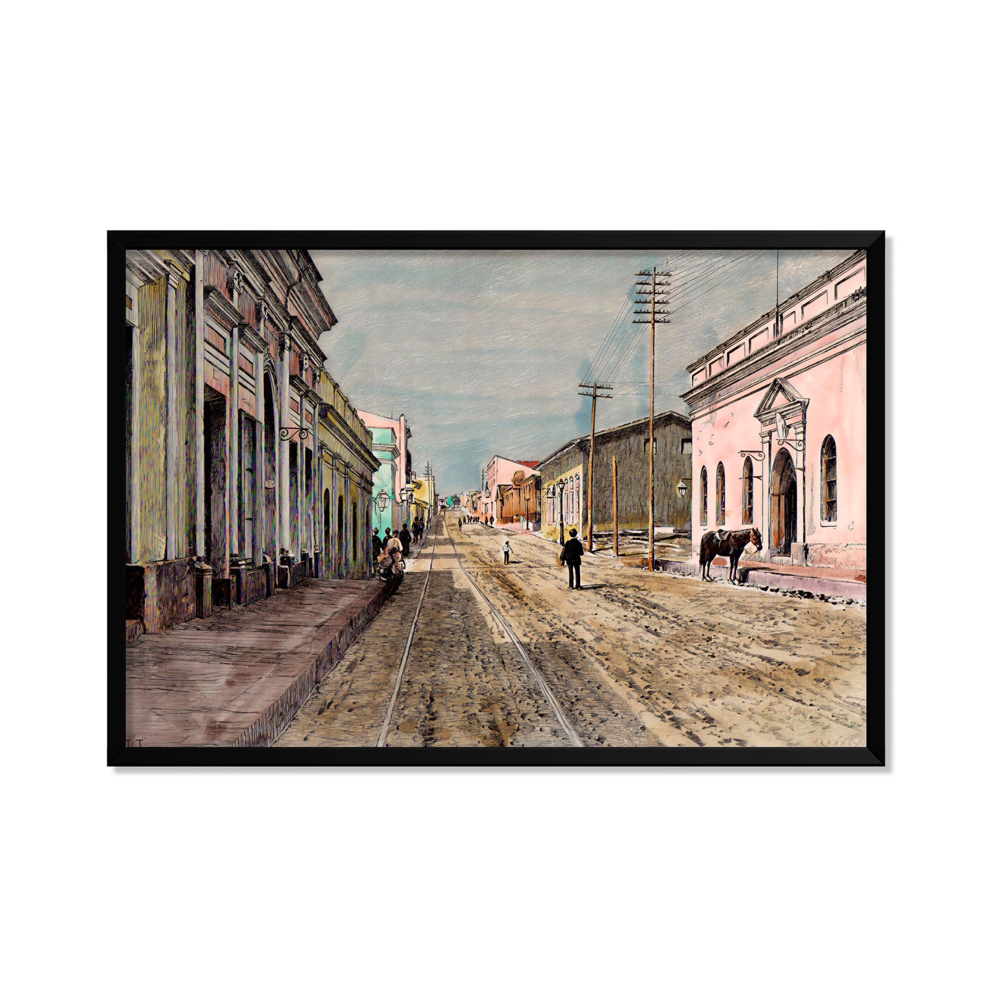 VISTA DE LA CALLE PALMA 1868