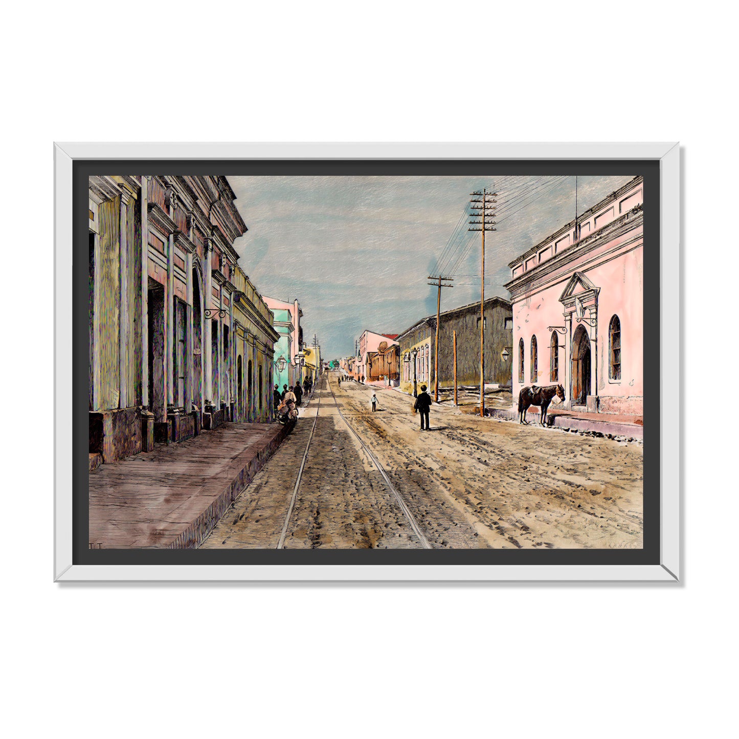 VISTA DE LA CALLE PALMA 1868