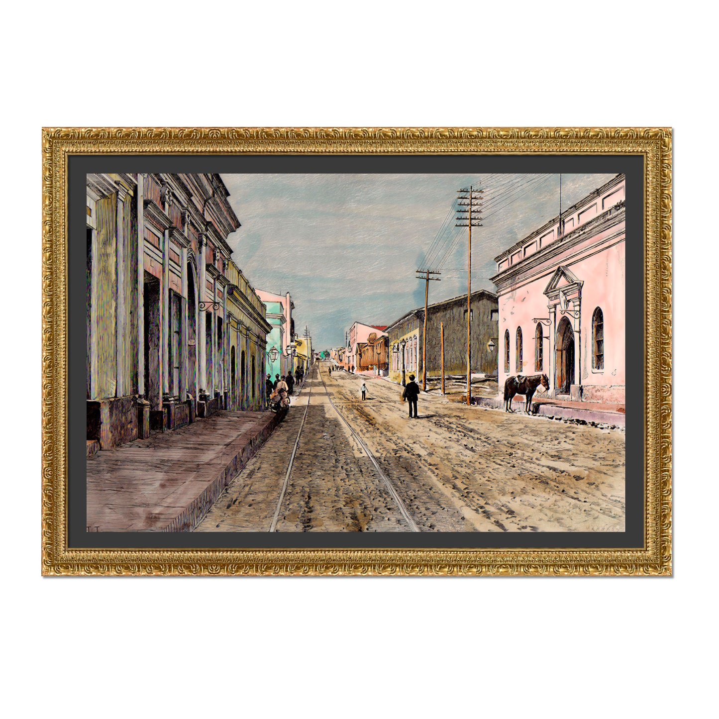 VISTA DE LA CALLE PALMA 1868