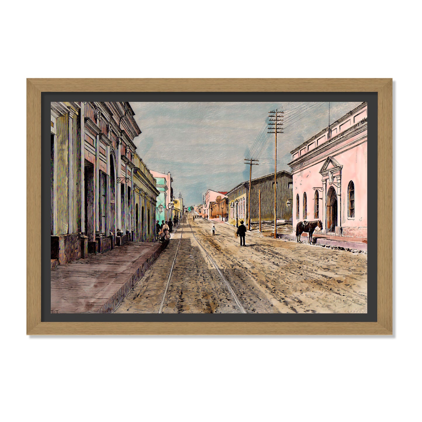 VISTA DE LA CALLE PALMA 1868