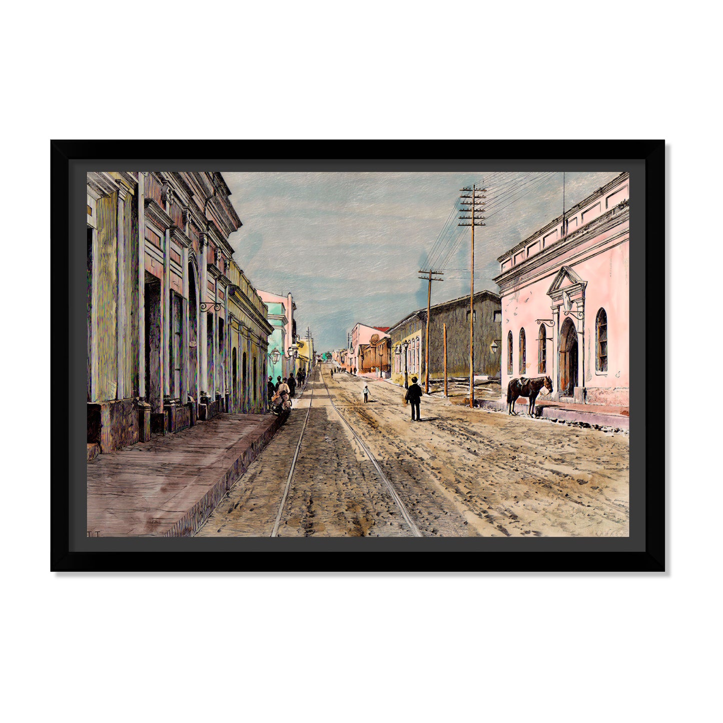 VISTA DE LA CALLE PALMA 1868