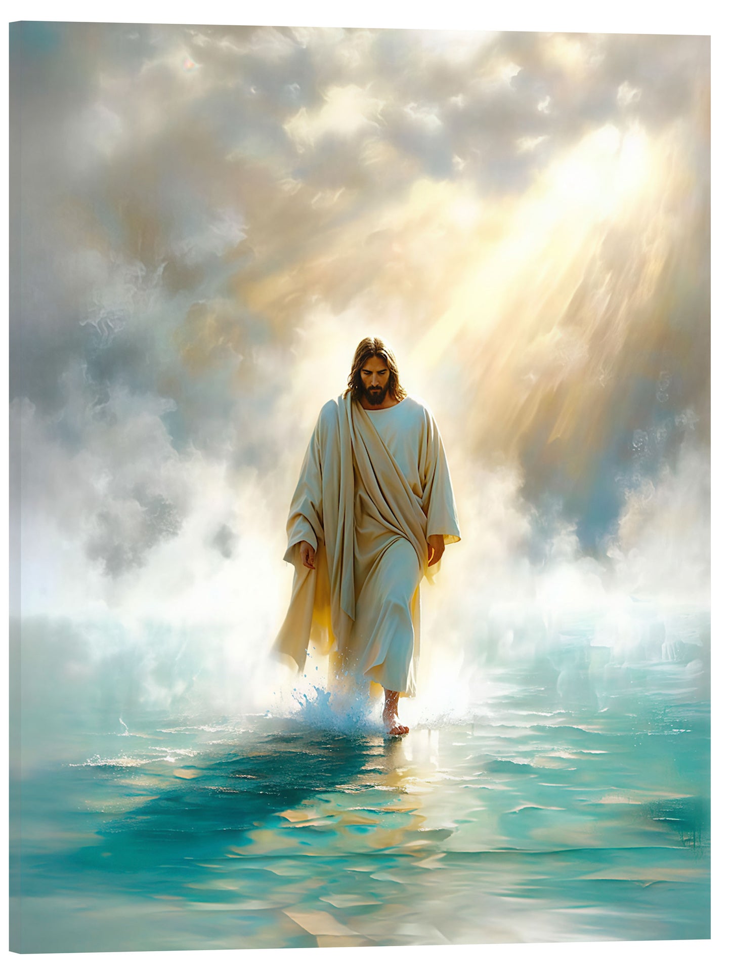 JESÚS CAMINANDO SOBRE LAS AGUAS