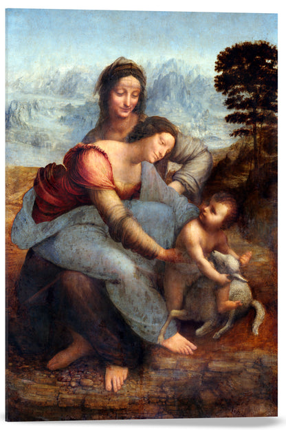 LA VIRGEN, EL NIÑO JESÚS Y SANTA ANA