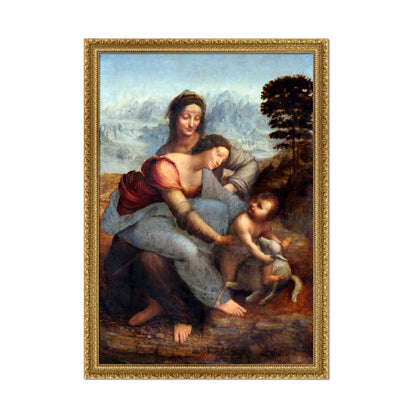 LA VIRGEN, EL NIÑO JESÚS Y SANTA ANA