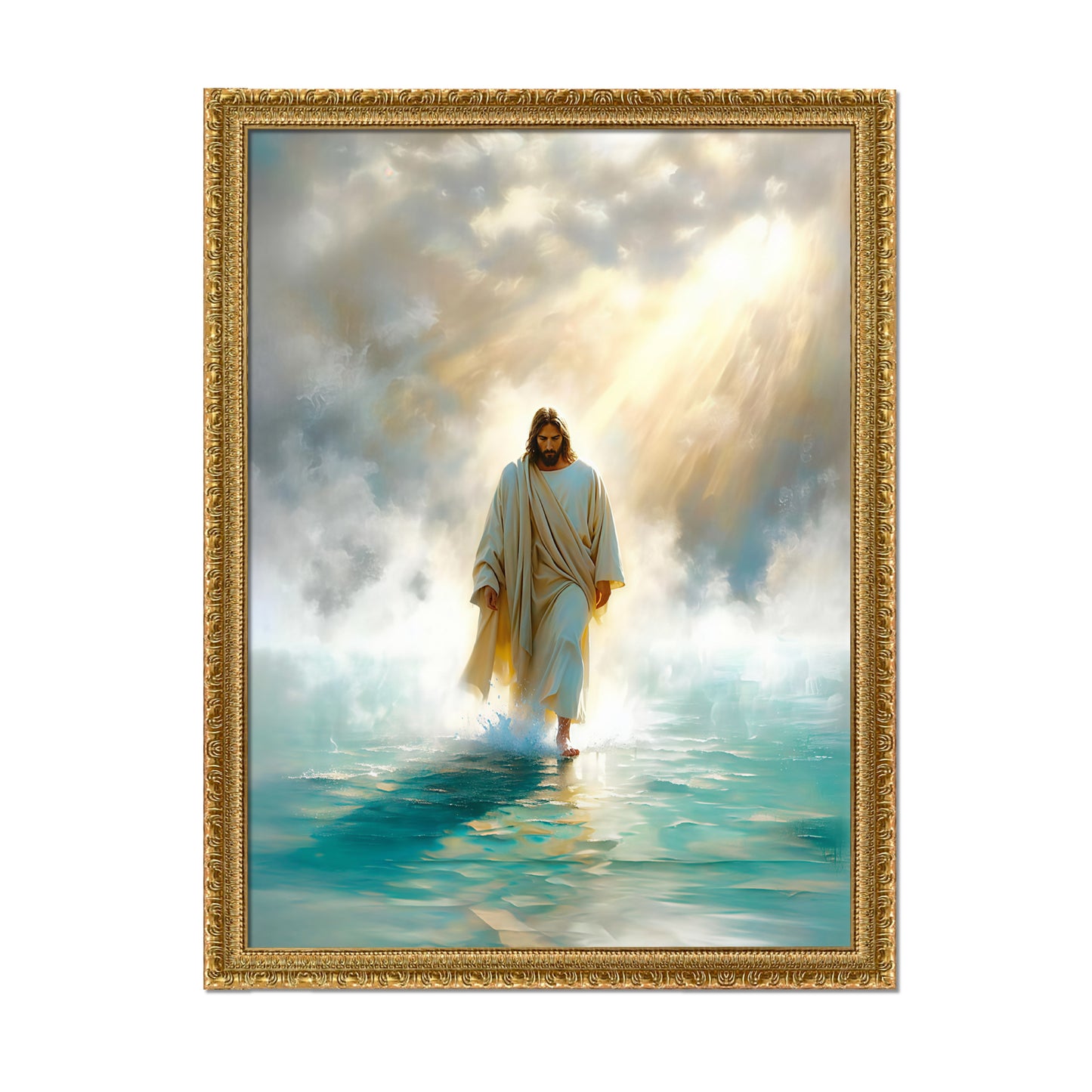 JESÚS CAMINANDO SOBRE LAS AGUAS