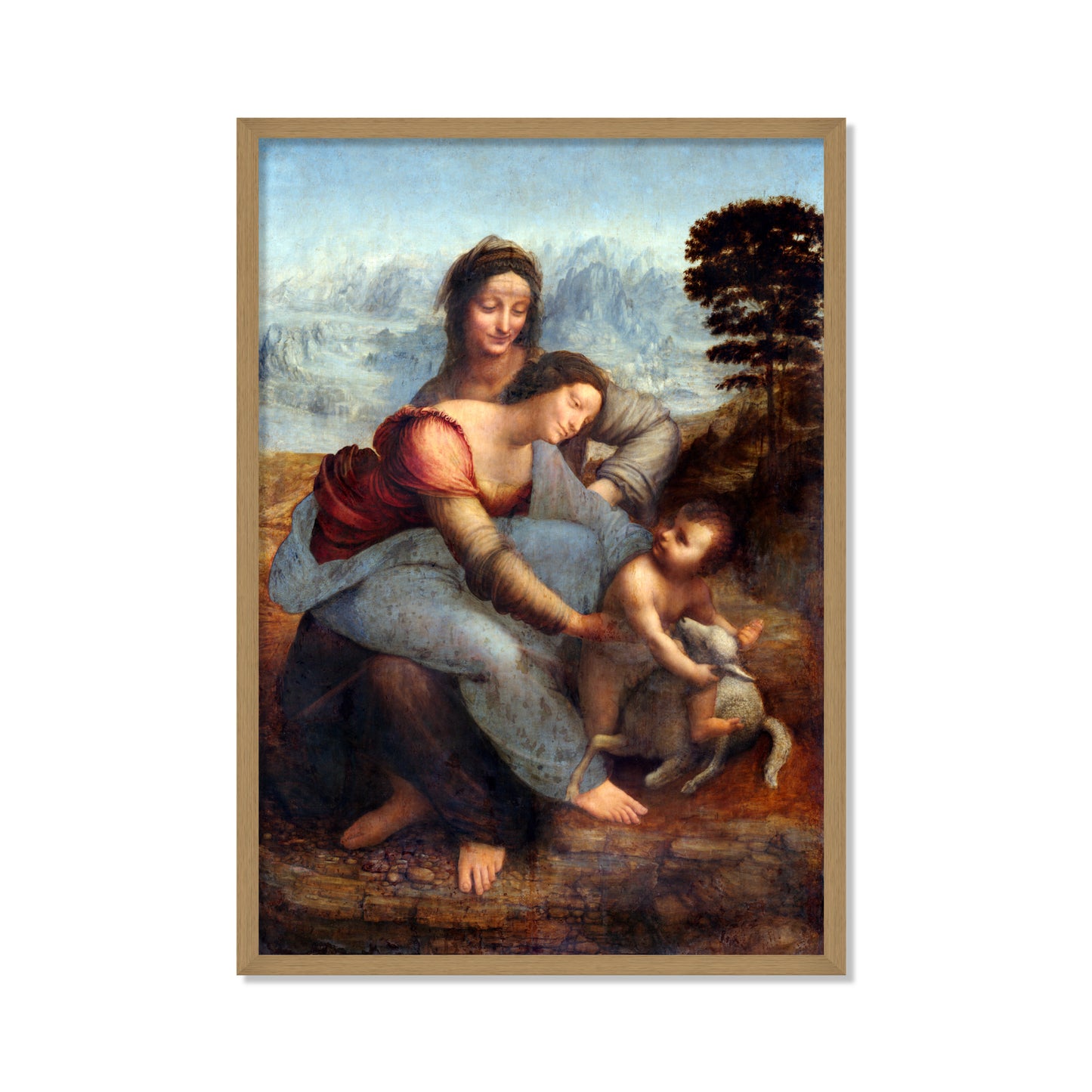 LA VIRGEN, EL NIÑO JESÚS Y SANTA ANA