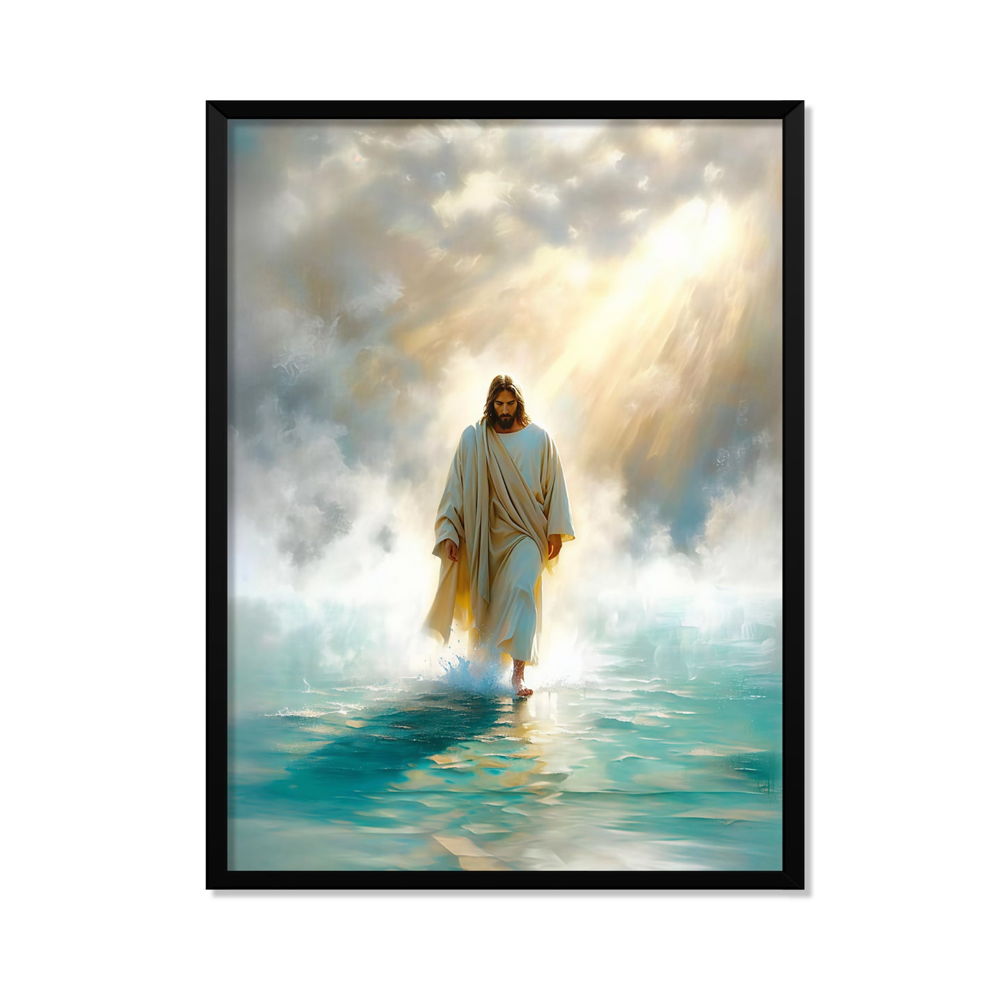 JESÚS CAMINANDO SOBRE LAS AGUAS